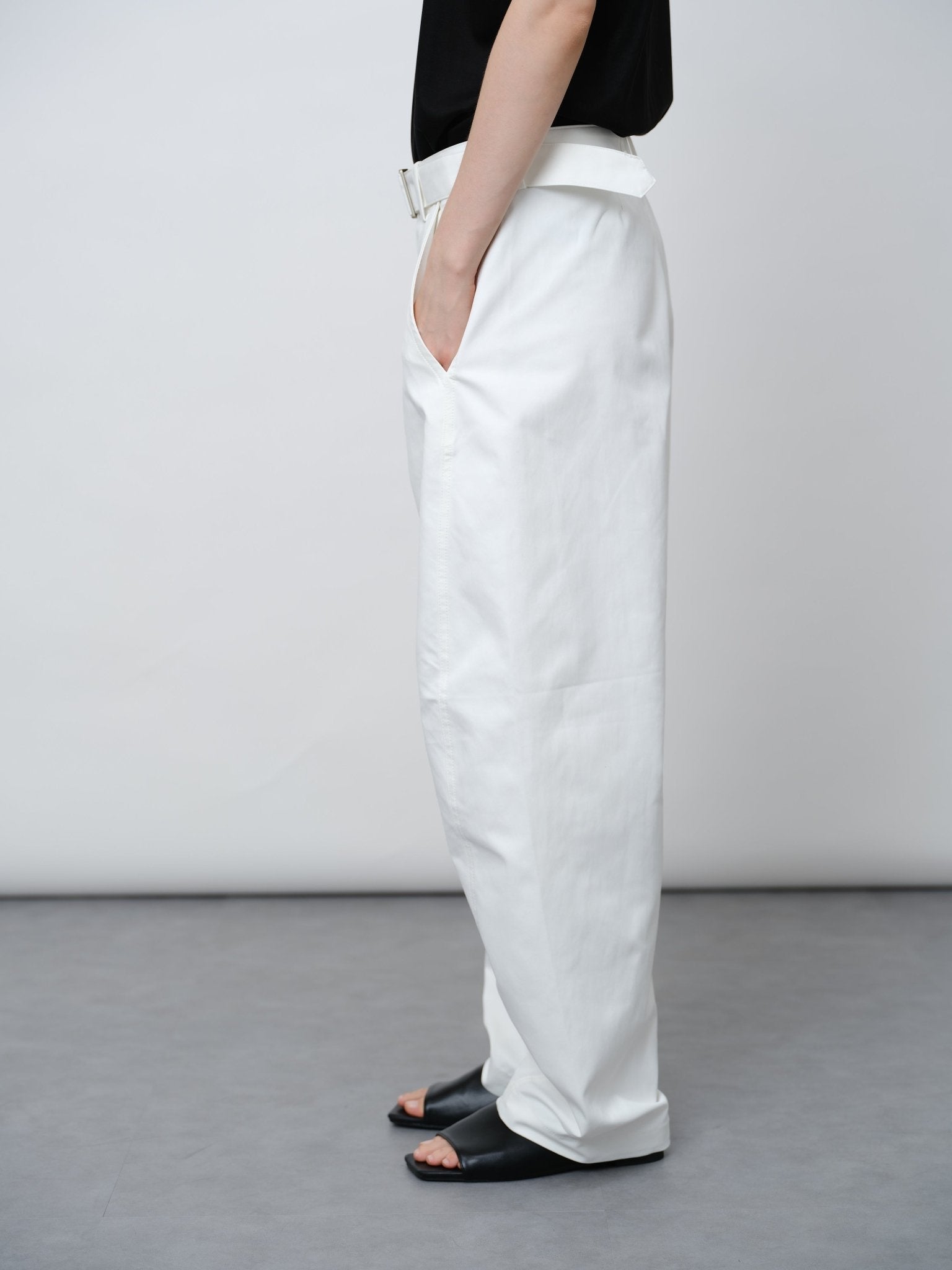 Loose Fit Nylon - Cotton Trousers - UNIQUE ATTRACTION