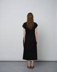 Luxury Pima Cotton Twist - Waist Dress - UNIQUE ATTRACTION