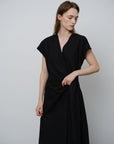 Luxury Pima Cotton Twist - Waist Dress - UNIQUE ATTRACTION