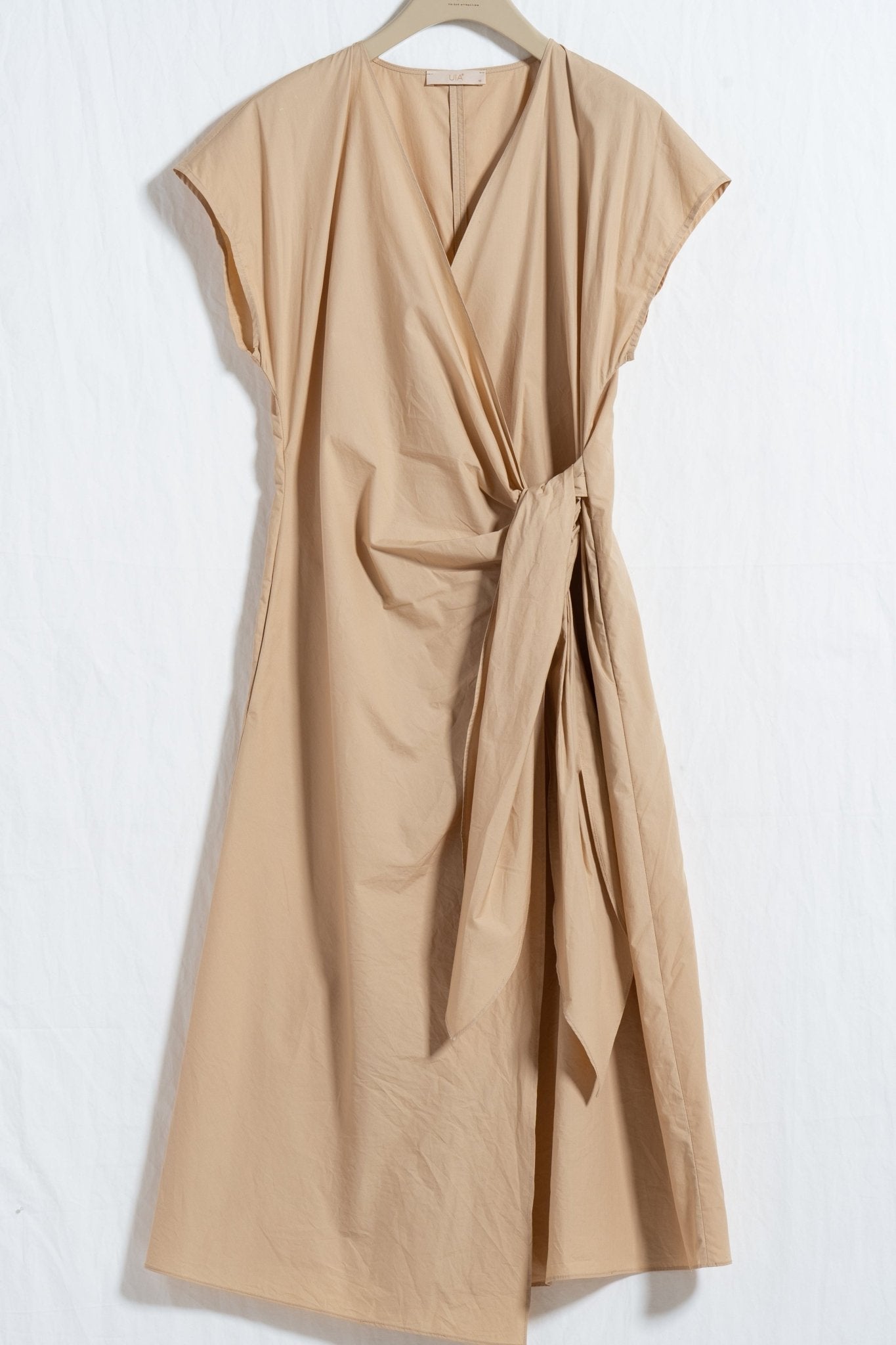 Luxury Pima Cotton Twist - Waist Dress - UNIQUE ATTRACTION