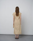 Luxury Pima Cotton Twist - Waist Dress - UNIQUE ATTRACTION