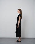 Luxury Pima Cotton Twist - Waist Dress - UNIQUE ATTRACTION