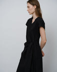 Luxury Pima Cotton Twist - Waist Dress - UNIQUE ATTRACTION