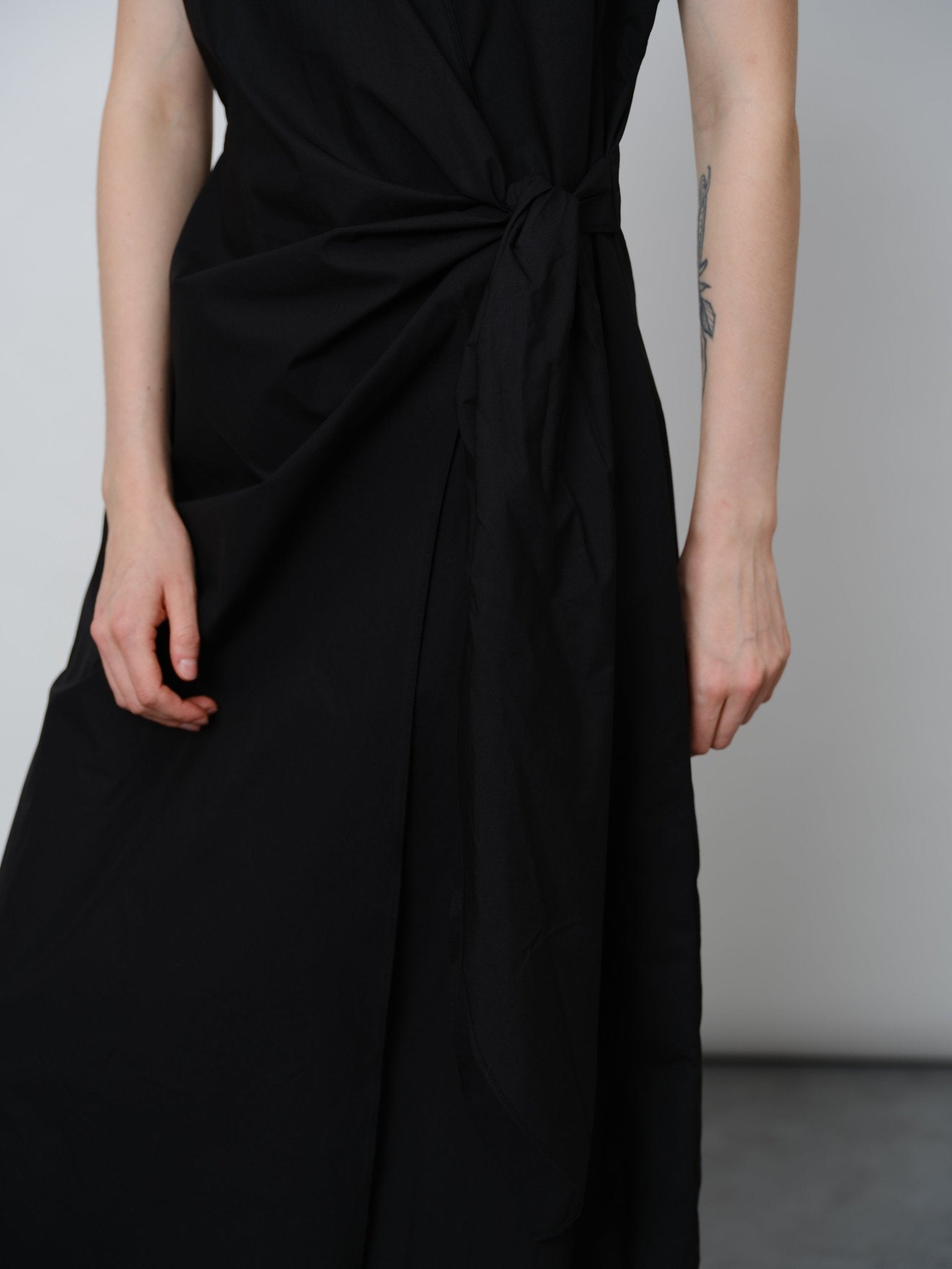 Luxury Pima Cotton Twist - Waist Dress - UNIQUE ATTRACTION