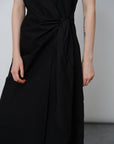 Luxury Pima Cotton Twist - Waist Dress - UNIQUE ATTRACTION
