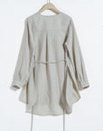 Minimalist Draped Button Shirt - UNIQUE ATTRACTION