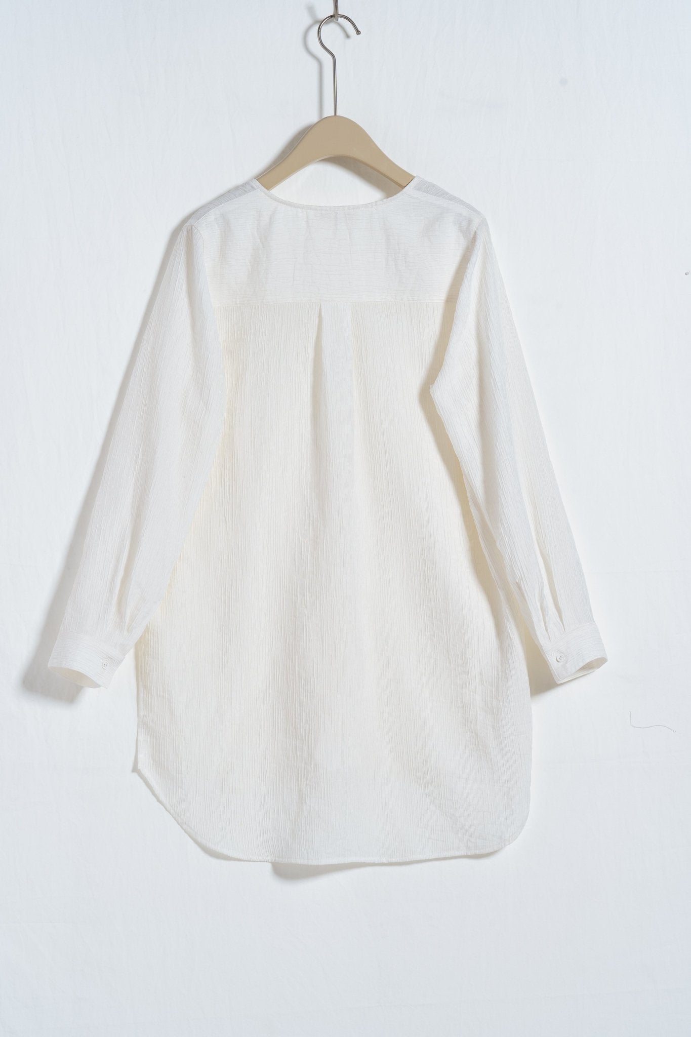 Minimalist Draped Button Shirt - UNIQUE ATTRACTION