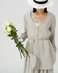 Minimalist Draped Button Shirt - UNIQUE ATTRACTION