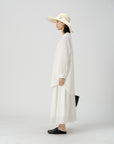 Minimalist Draped Button Shirt - UNIQUE ATTRACTION