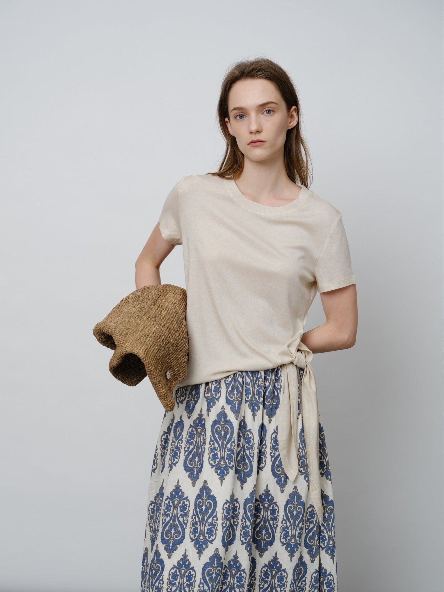Minimalist Silk Wrap Top - UNIQUE ATTRACTION