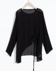 Oversized Slub - Knit Top - UNIQUE ATTRACTION