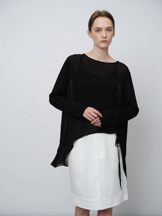 Oversized Slub - Knit Top - UNIQUE ATTRACTION