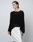 Oversized Slub - Knit Top - UNIQUE ATTRACTION