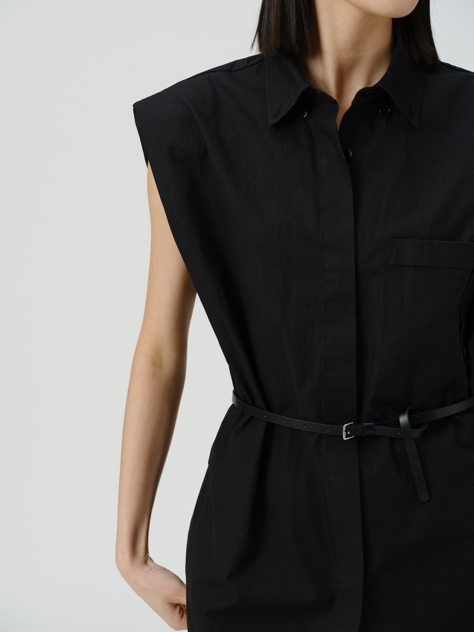 Pima Cotton Sleeveless Shirt - UNIQUE ATTRACTION