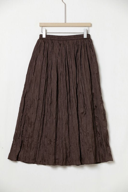 Pleated Midi Skirt - UNIQUE ATTRACTION