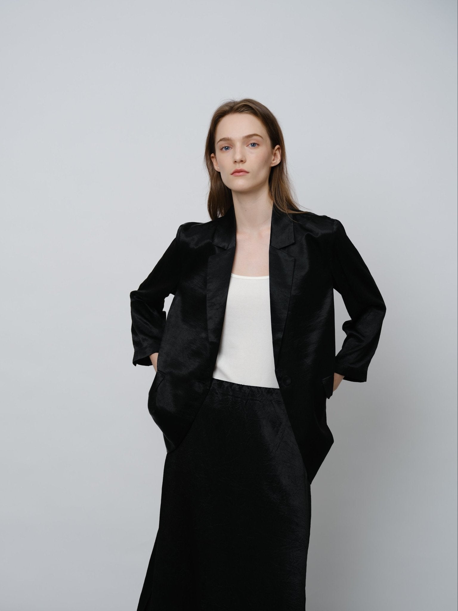 Premium Acetate Blazer - UNIQUE ATTRACTION