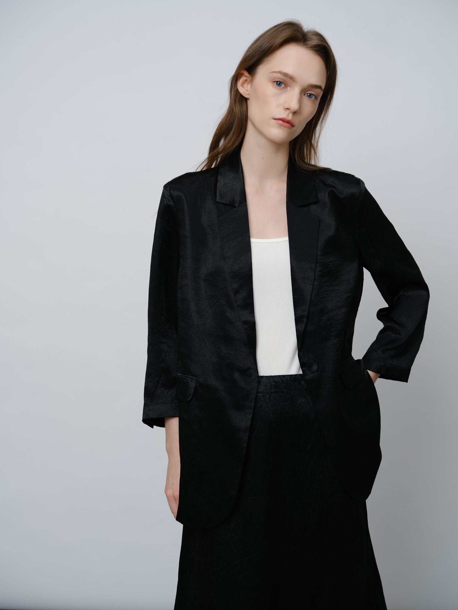 Premium Acetate Blazer - UNIQUE ATTRACTION