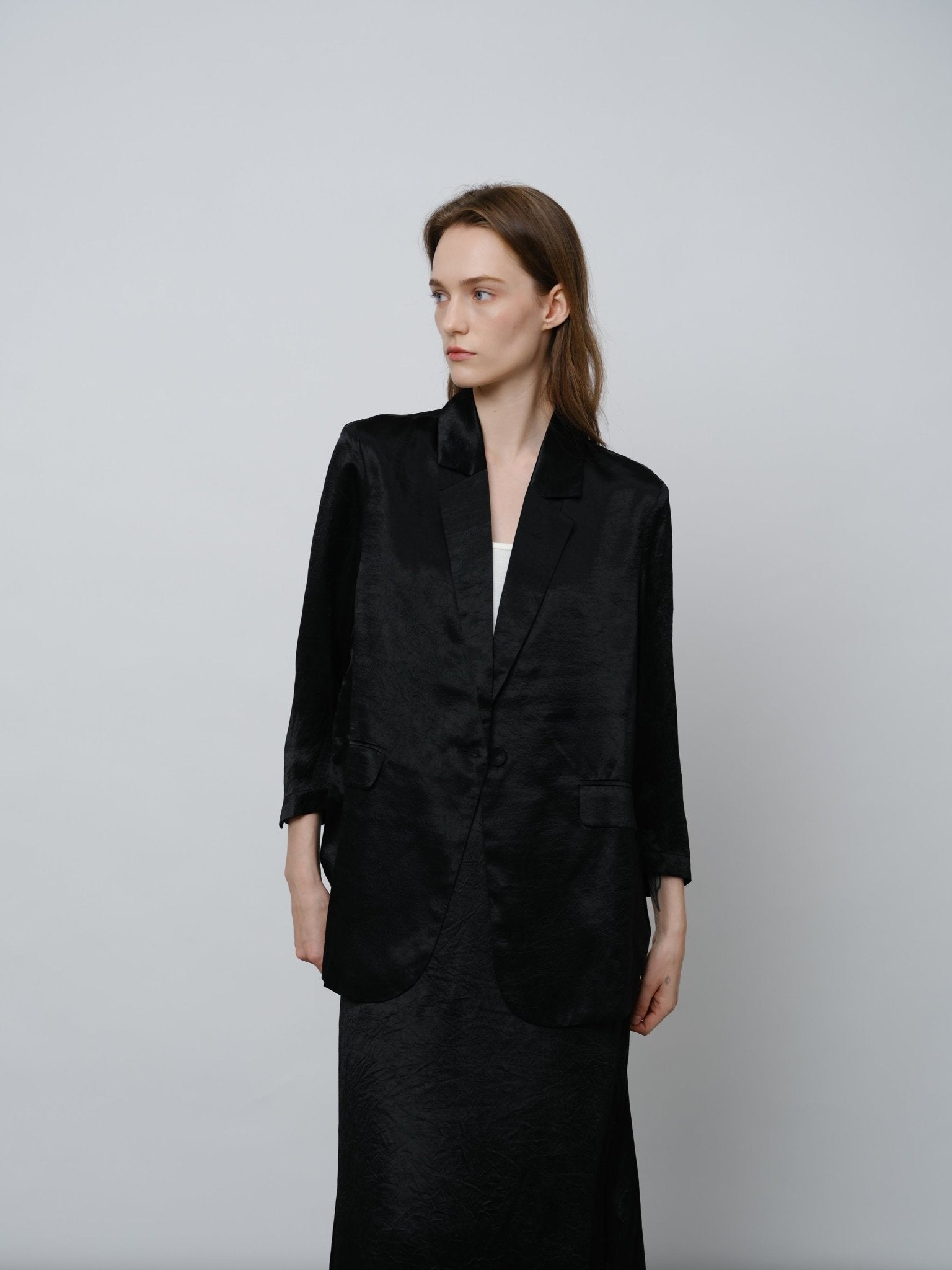 Premium Acetate Blazer - UNIQUE ATTRACTION