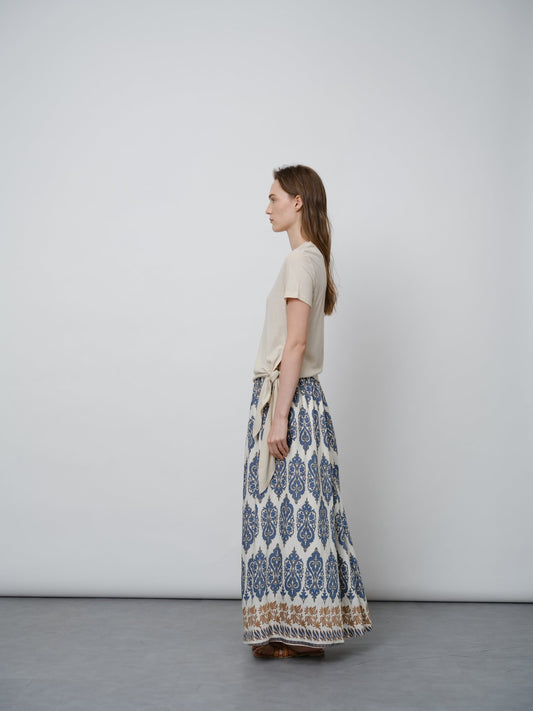Rayon Ethnic Floral Skirt - UNIQUE ATTRACTION