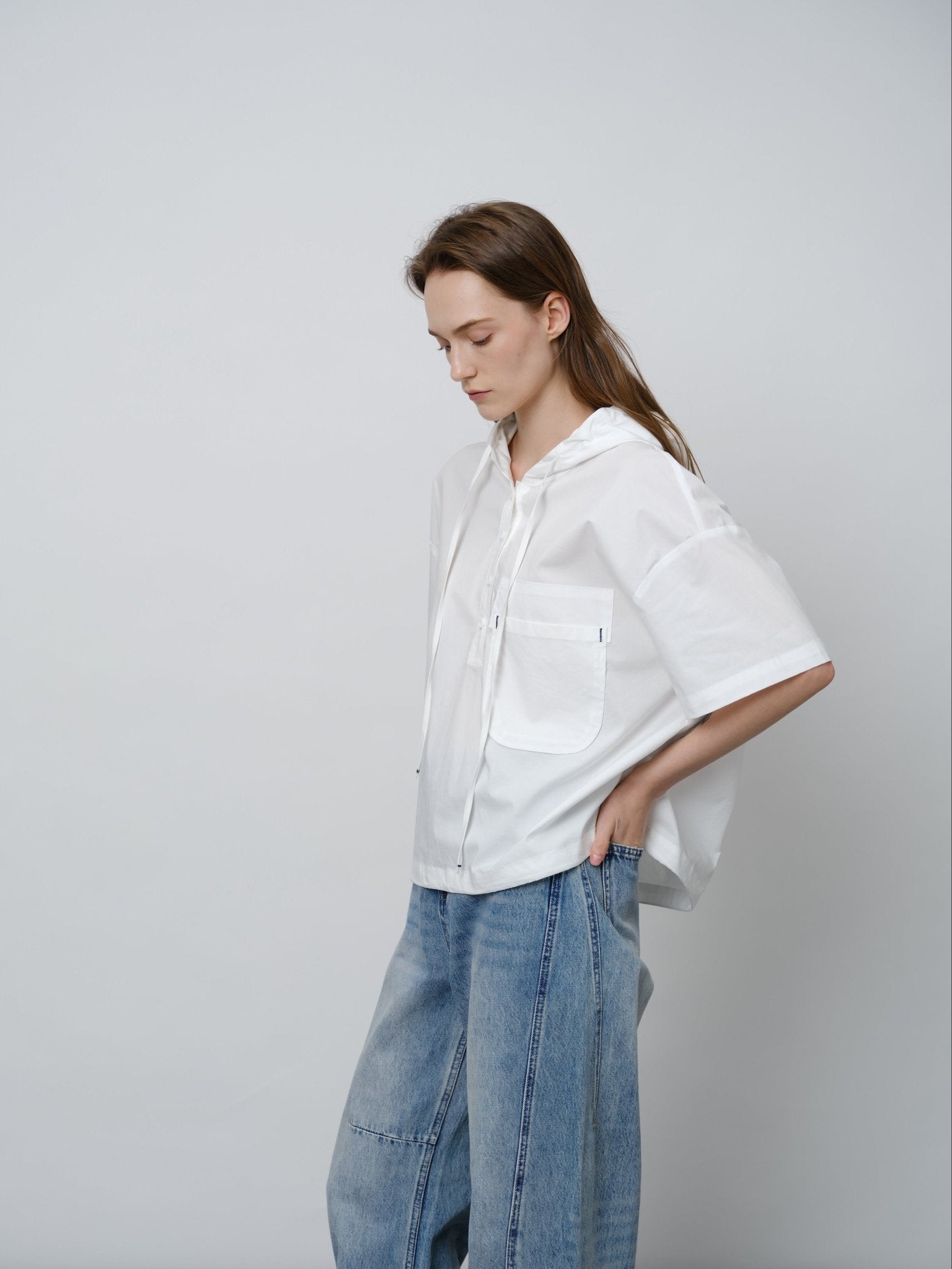 Relaxed Fit Hood Shirt - UNIQUE ATTRACTION