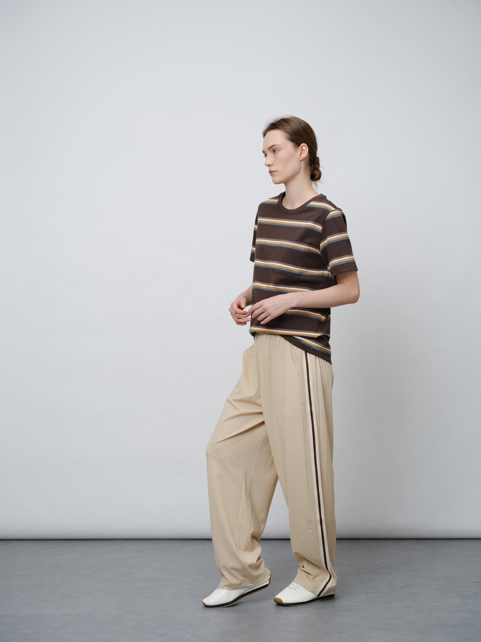 Retro Sporty Drawstring Joggers - UNIQUE ATTRACTION