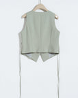 Sharp Silhouette Suit Vest - UNIQUE ATTRACTION
