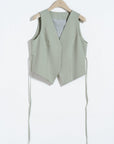 Sharp Silhouette Suit Vest - UNIQUE ATTRACTION