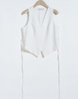 Sharp Silhouette Suit Vest - UNIQUE ATTRACTION