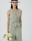 Sharp Silhouette Suit Vest - UNIQUE ATTRACTION