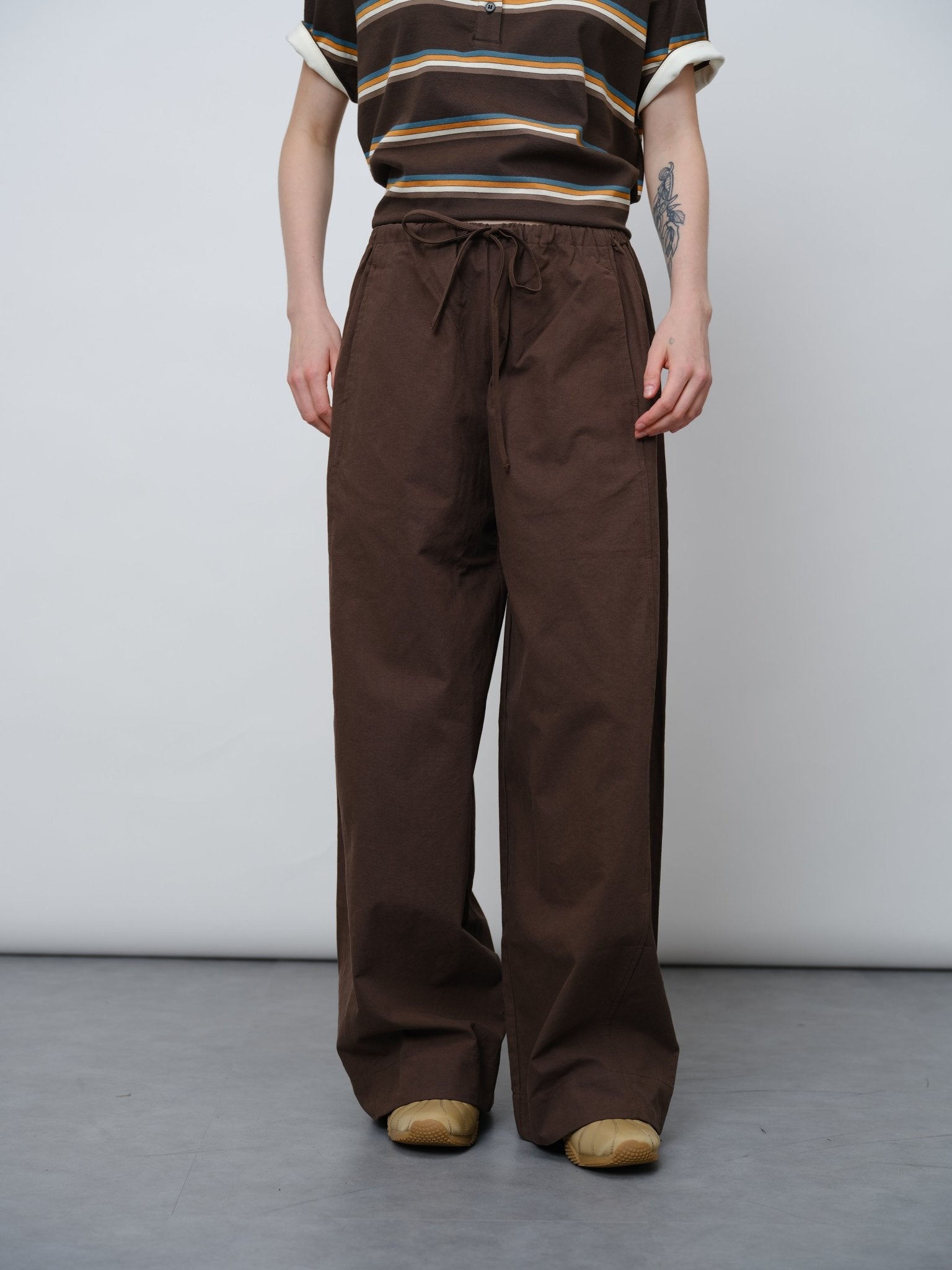 Soft Cotton Sculpted Trousers - UNIQUE ATTRACTION