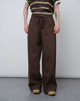 Soft Cotton Sculpted Trousers - UNIQUE ATTRACTION