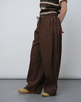 Soft Cotton Sculpted Trousers - UNIQUE ATTRACTION