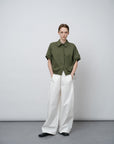 Soft Cotton Sculpted Trousers - UNIQUE ATTRACTION