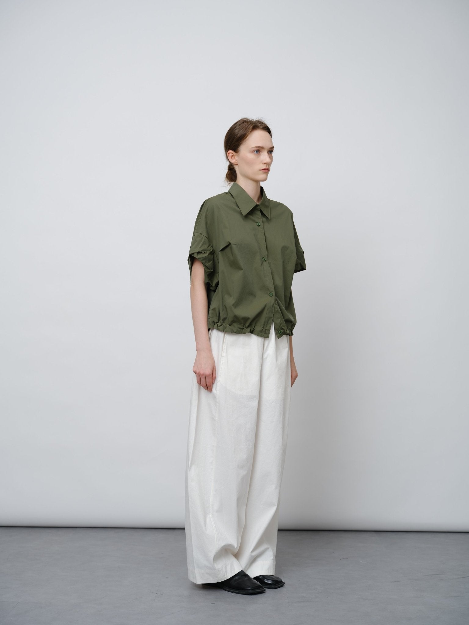 Soft Cotton Sculpted Trousers - UNIQUE ATTRACTION