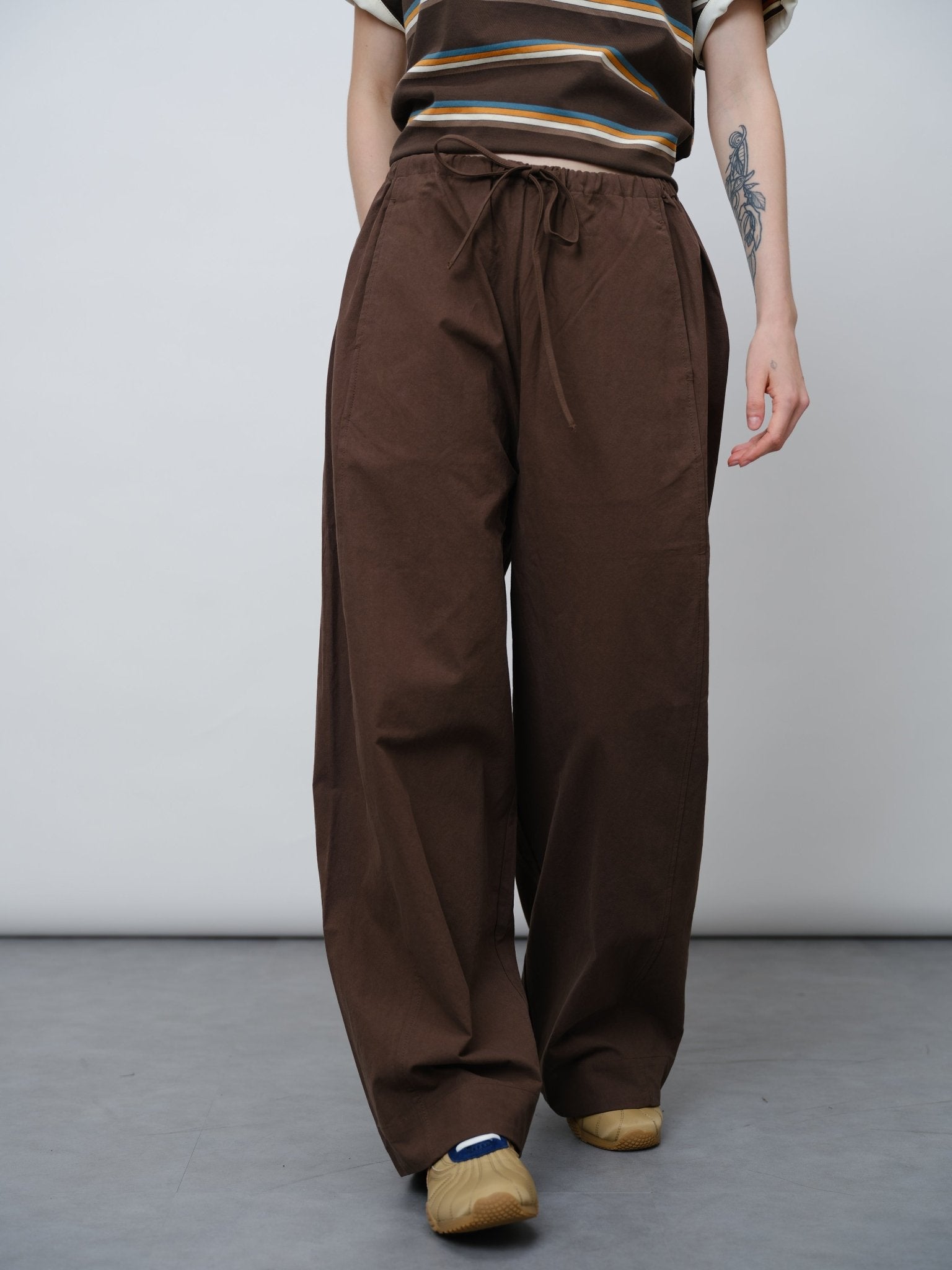 Soft Cotton Sculpted Trousers - UNIQUE ATTRACTION
