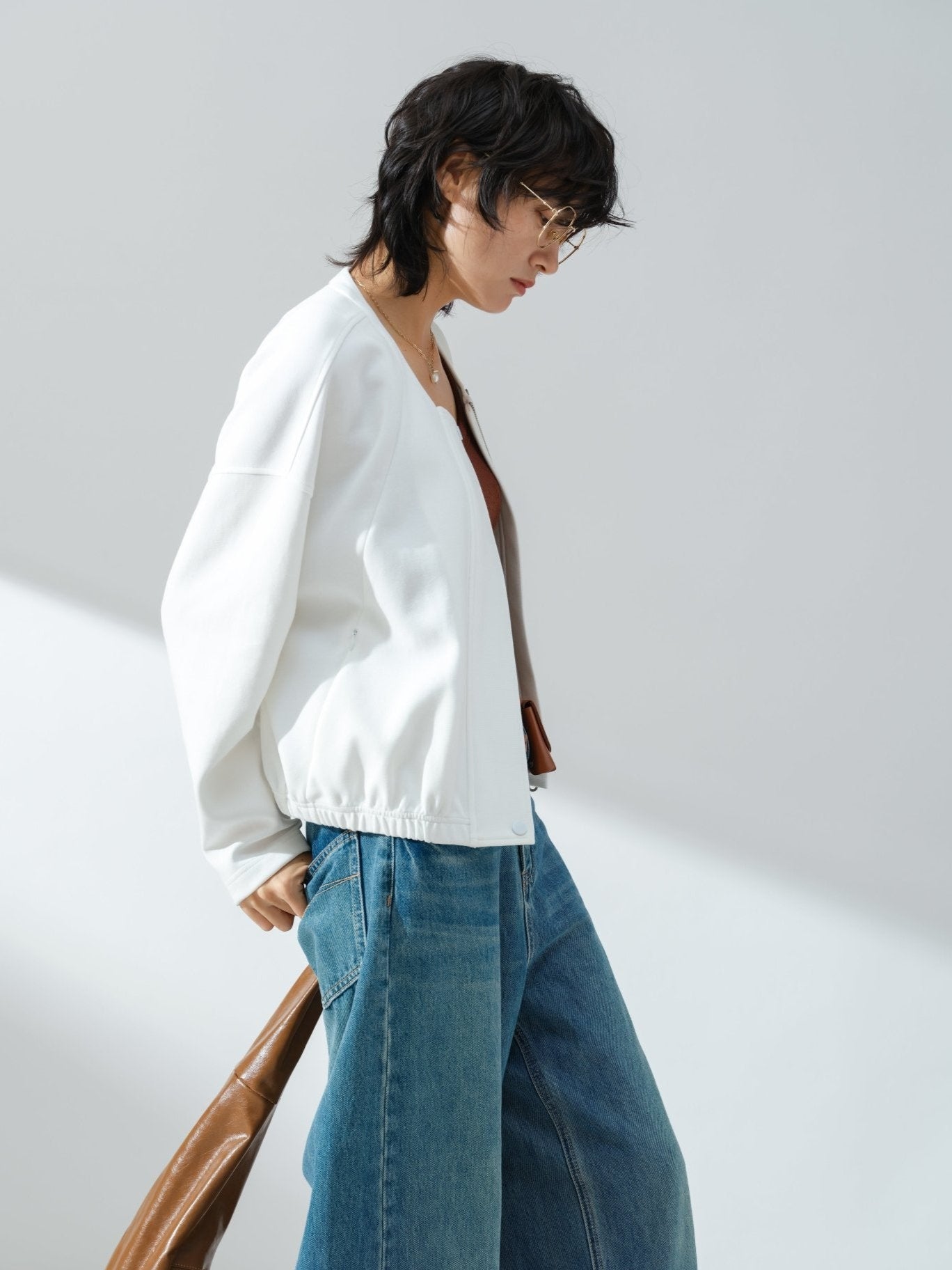 Soft Cropped Jacket - UNIQUE ATTRACTION