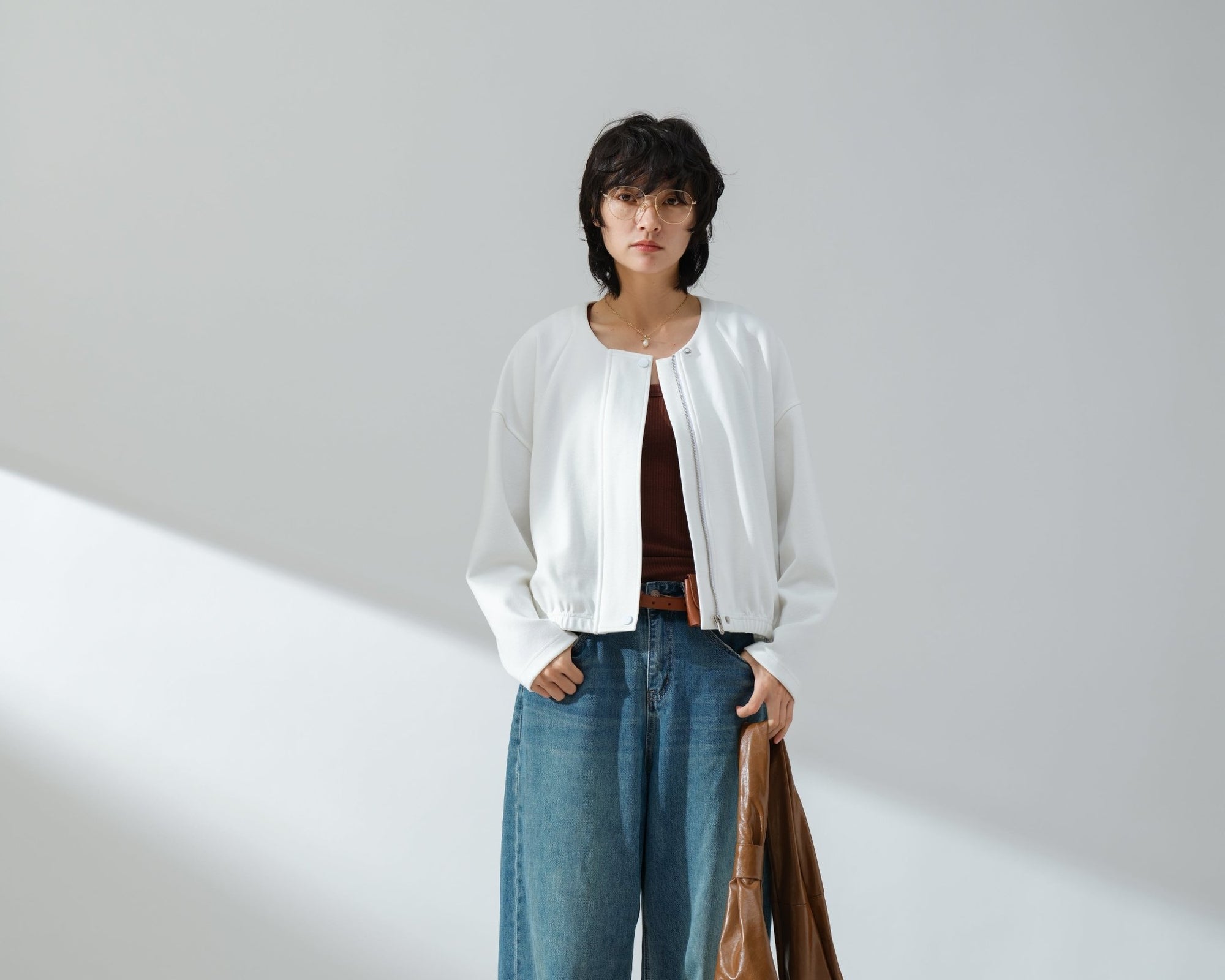 Soft Cropped Jacket - UNIQUE ATTRACTION