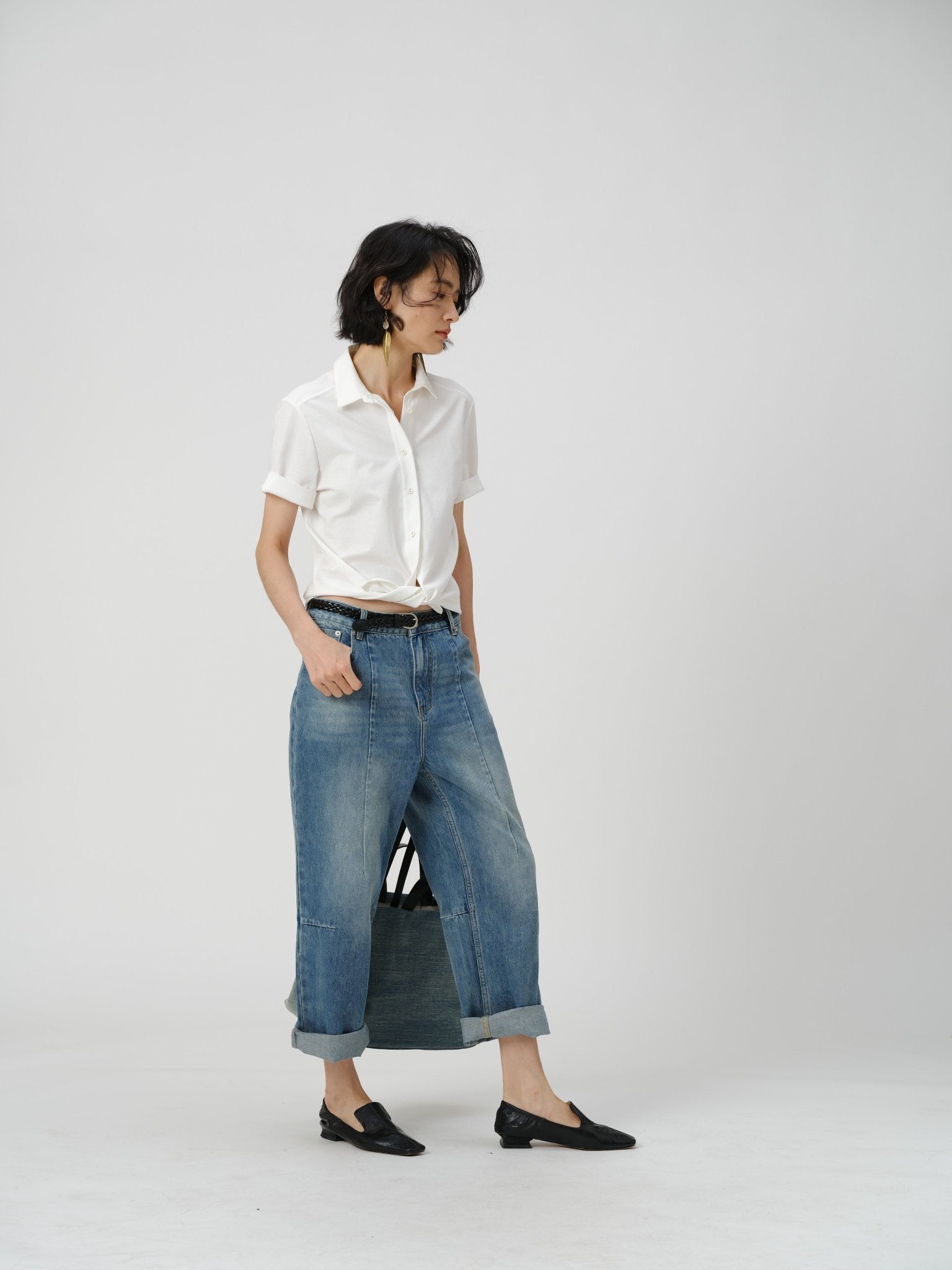 Stretch Cotton Knit Shirt - UNIQUE ATTRACTION