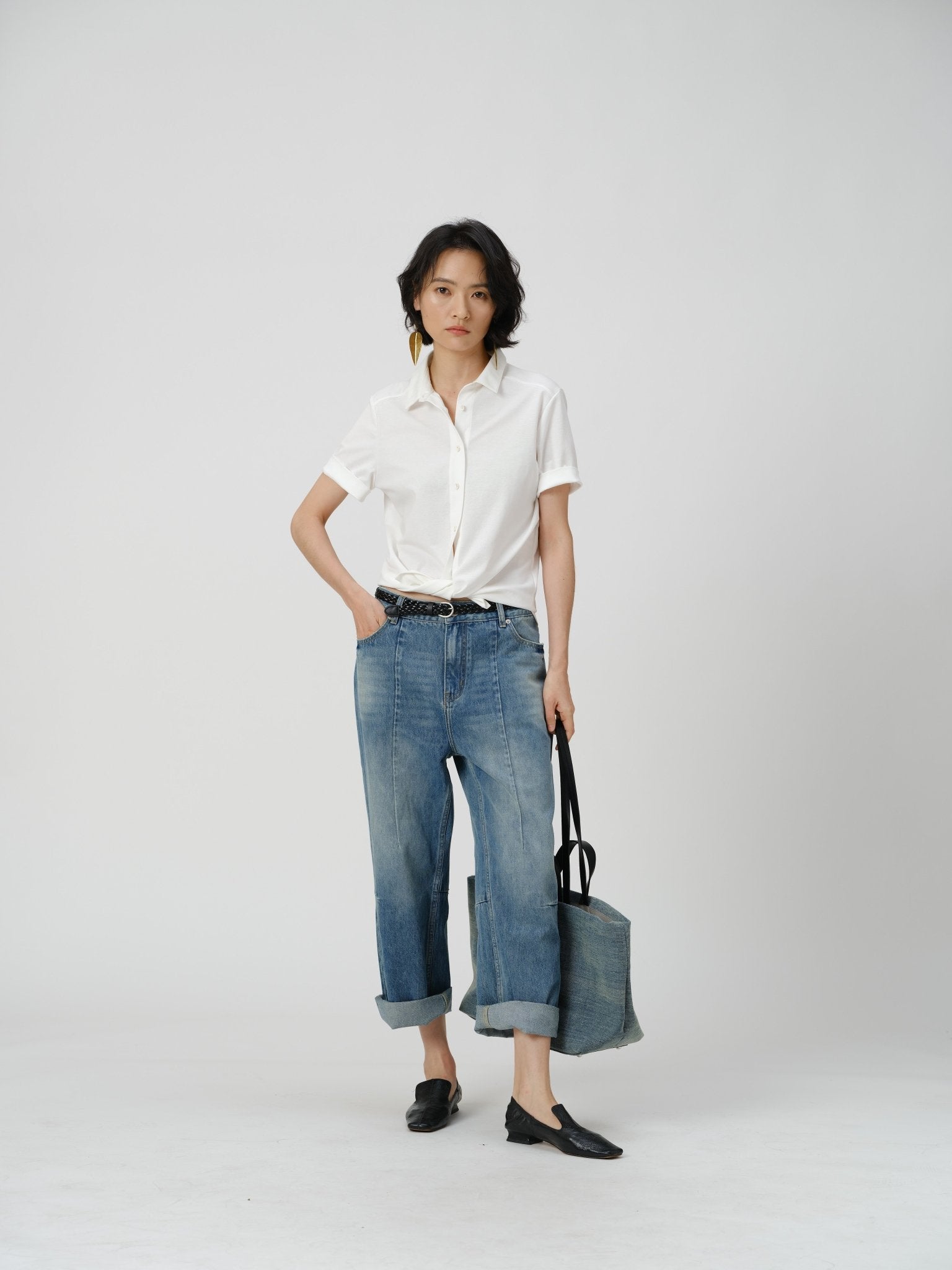Stretch Cotton Knit Shirt - UNIQUE ATTRACTION