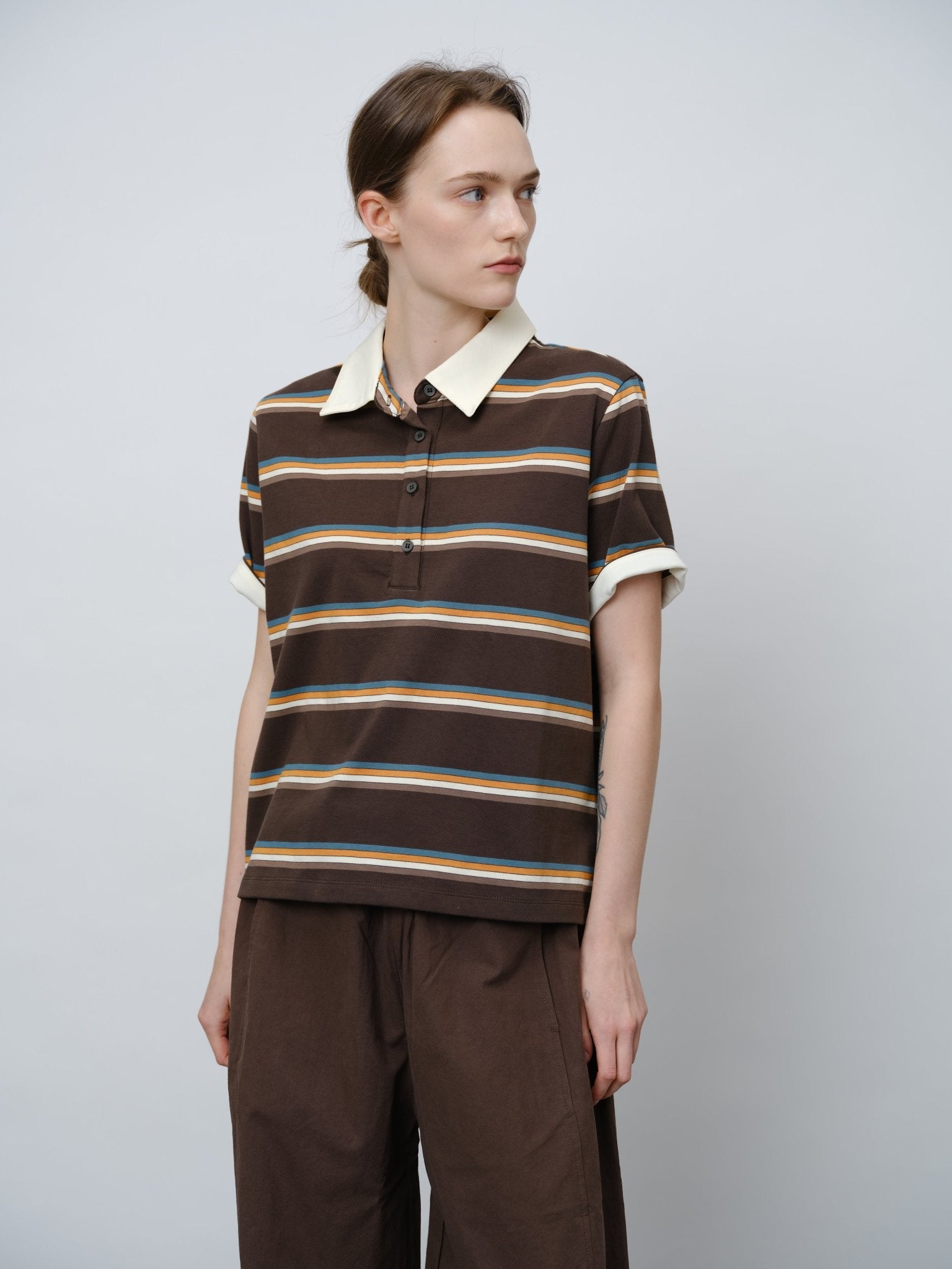 Striped Polo Shirt - UNIQUE ATTRACTION