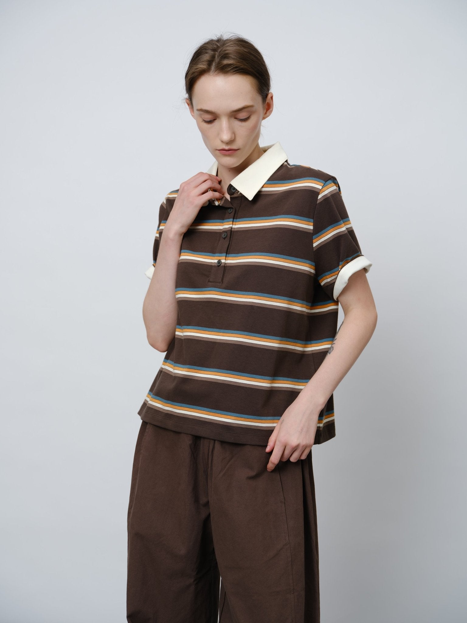 Striped Polo Shirt - UNIQUE ATTRACTION