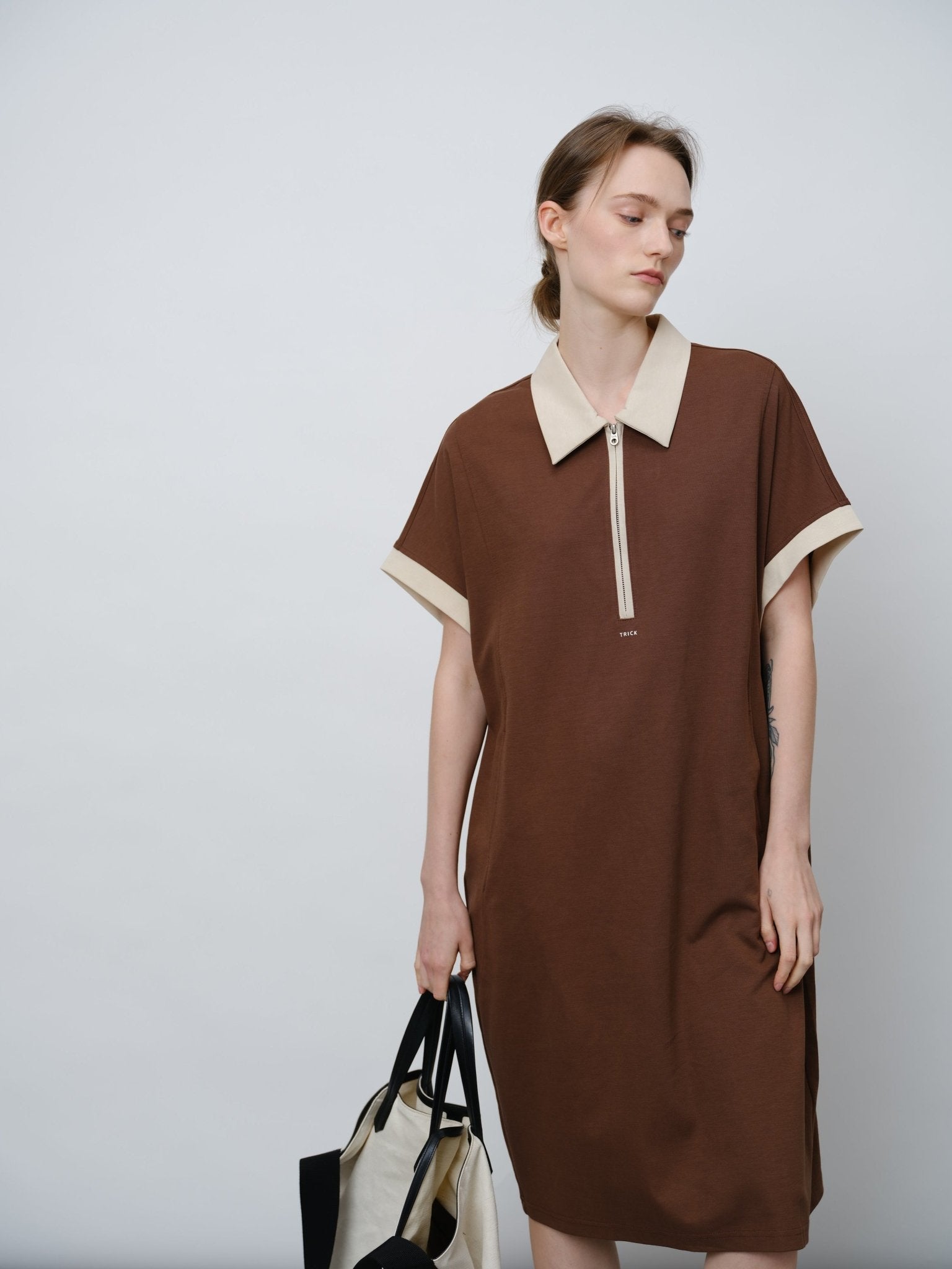 Structured Air Layer Midi Dress - UNIQUE ATTRACTION