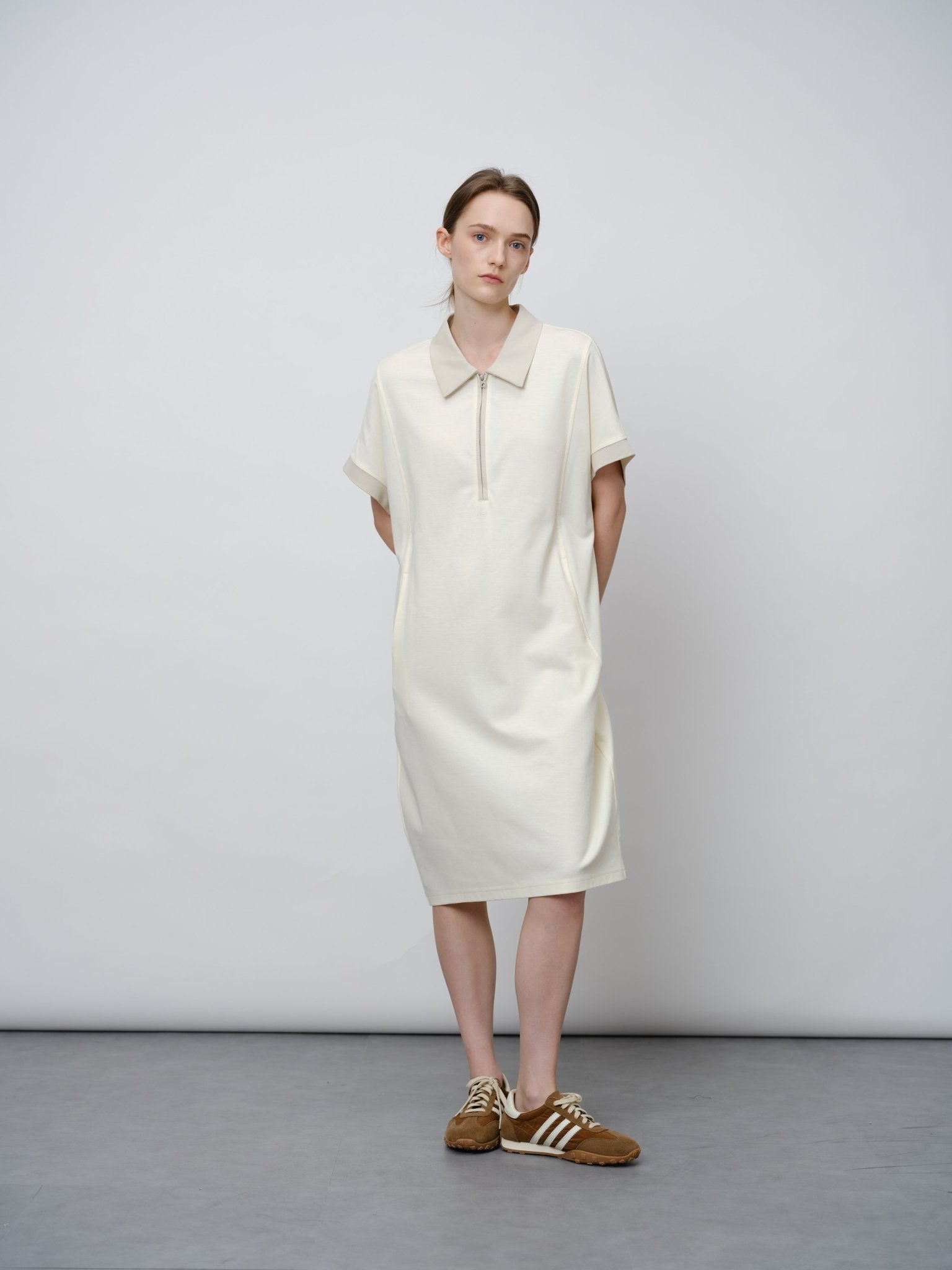 Structured Air Layer Midi Dress - UNIQUE ATTRACTION