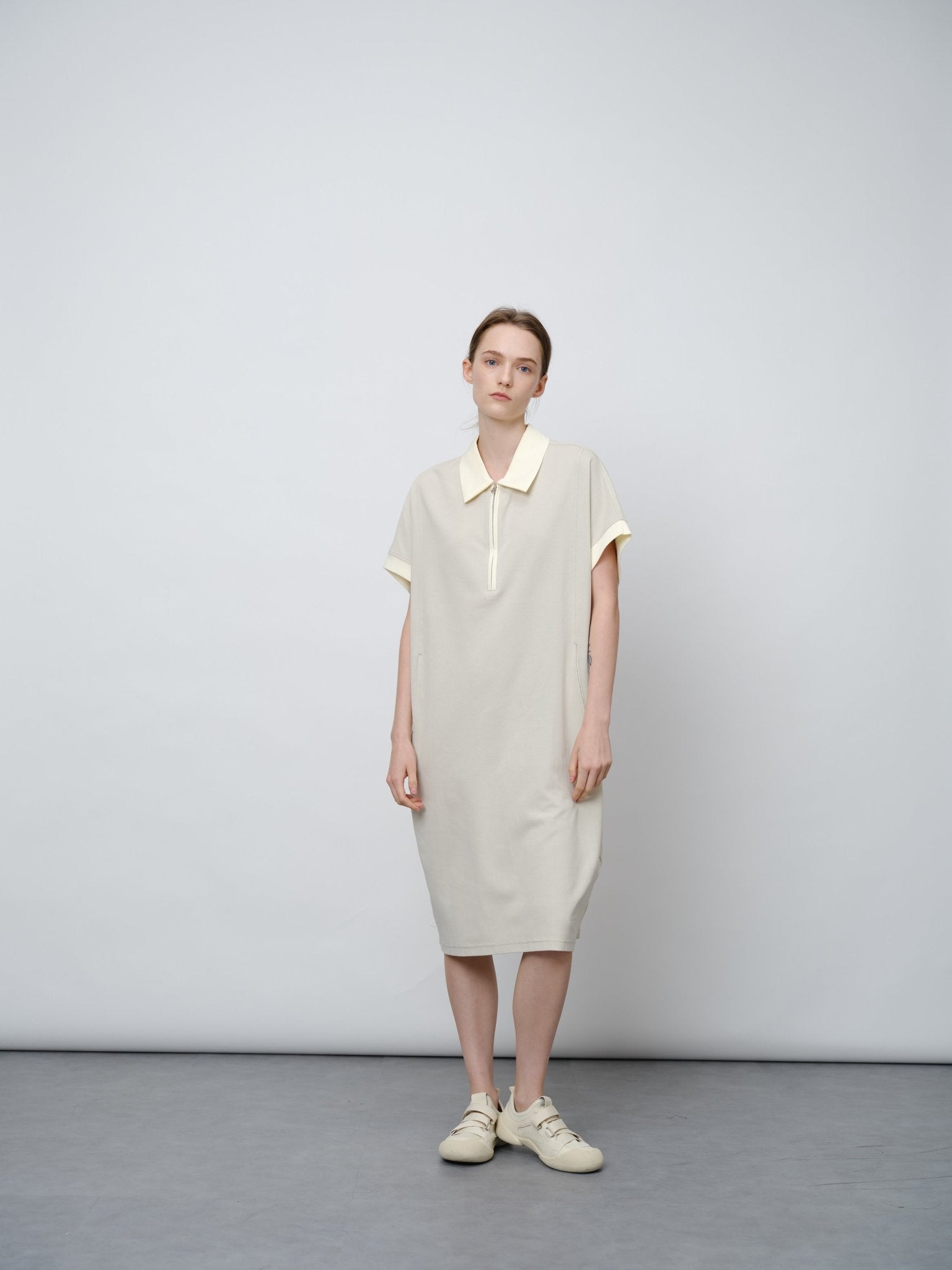 Structured Air Layer Midi Dress - UNIQUE ATTRACTION