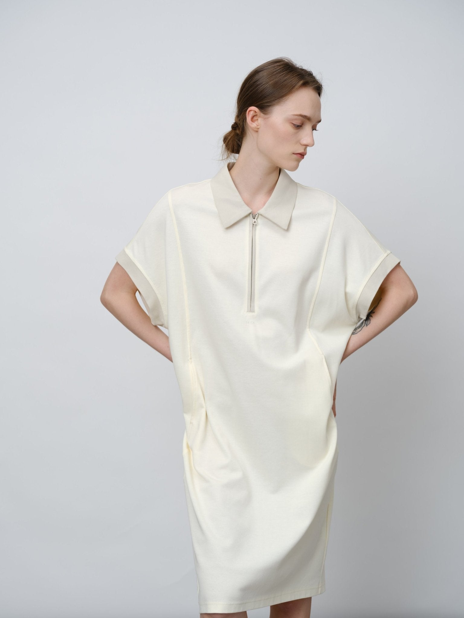Structured Air Layer Midi Dress - UNIQUE ATTRACTION