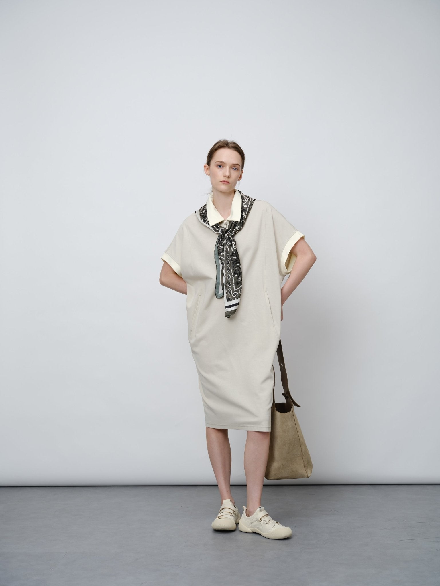 Structured Air Layer Midi Dress - UNIQUE ATTRACTION