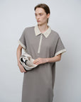Structured Air Layer Midi Dress - UNIQUE ATTRACTION