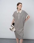 Structured Air Layer Midi Dress - UNIQUE ATTRACTION