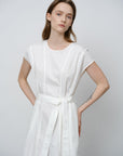 Summer Tie Waist Layer Dress - UNIQUE ATTRACTION