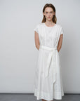 Summer Tie Waist Layer Dress - UNIQUE ATTRACTION